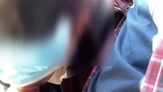 He sucked me beside the road