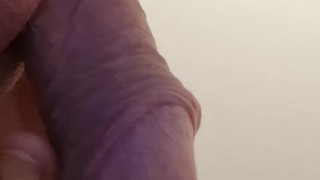 Quick piss from small penis