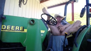 Horny Cowboy on the John Deere
