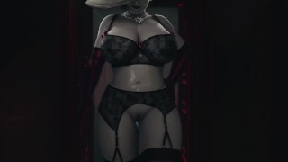 Lady Dimitrescus Slut Walk (Lingerie Version)