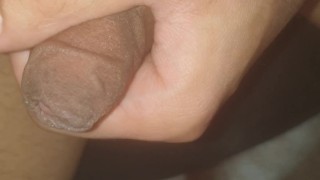 Pulling Back My Foreskin Until I Cum