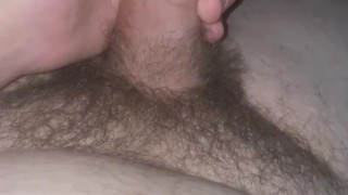 Chubby fat Teen small cock wank and cum