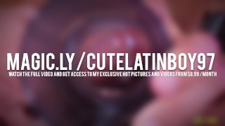 Closeup view from inside my fake pussy while I fuck it passionate until I cum inside fleshlight