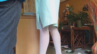 Doctor Nelly Risky CAM FETISH during working hours # Pussy Temperature increased as it got wet