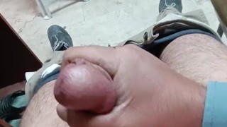 Daddy is emptying at work