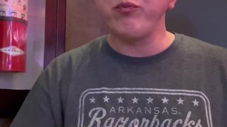 Piggy stuffs his face at casino