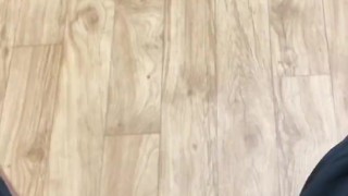 Risky Doctors Office Masturbation and Huge Cumshot Into A Tissue Dripping Onto The Floor