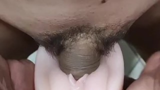 REALISTIC PUSSY AND ASS FUCKED HARD BOTH HOLES