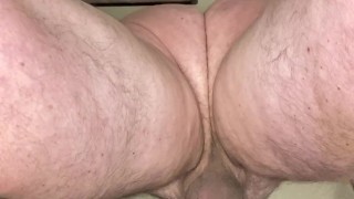 Bearded man sucks cock