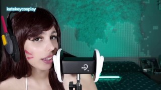BEST GIRL D.VA LICK YOUR EAR IN ASMR / OVERWATCH COSPLAY