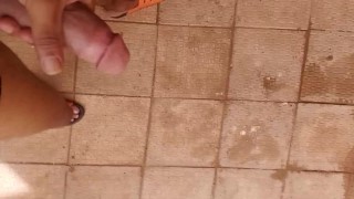 Vue Imprenable d'une Bite d'un jeune de teint clair