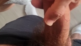 Hairy Arab Top gets handjob