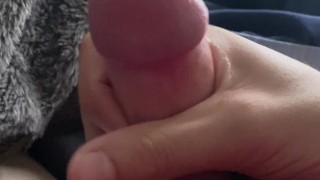 Femboy Jerking Off with a Cock Ring