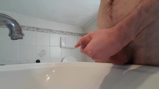 Too bad all this thick cum went to waste