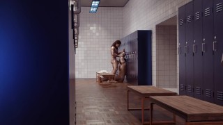 Blow Job in the Locker Room part 6