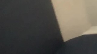 Trying new pegging dildo