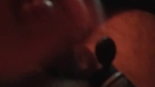 Дразню член и кончаю