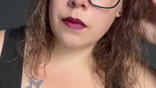 BBW stepmom MILF bake 420 JOI cum with me