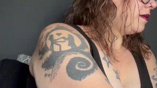 BBW stepmom MILF bake 420 JOI cum with me