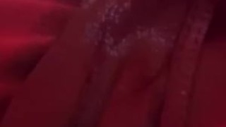 SUBMISSIVE GUY SOAKS RED BOXERS