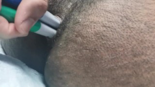 Mega sharpie's up my ass