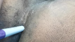 Close up anal insertion