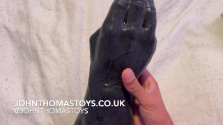 LOVE MY NEW ANAL FISTING JOHN THOMAS TOY - ARNIE EXTREMITY STRETCHER, SOFT FIRMNESS- BRETT TYLER