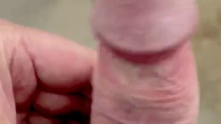 at the end of work free the dick from the boxers and quickly jerk off until he squirts out everythin
