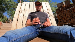 Another day of yard work, another pair of soaked jeans