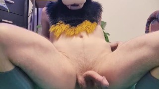 Watch the massive Hankey's Toys XXL Centaur cock fuck the cum out of me handsfree!