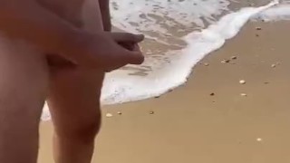 branlette sur la plage