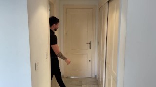 Giant growth - Employees caught slacking by powerful boss