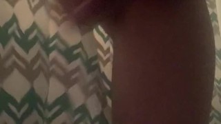 White boy uses pretty pink dildo and loves it
