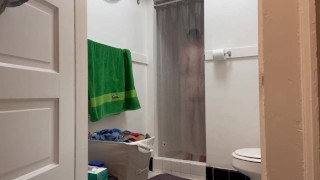 Hot shower, good boi