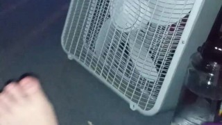 I needed to pee desperately, so I pissed outside and it made me hard!