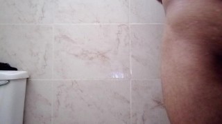 Solo masturbación ducha