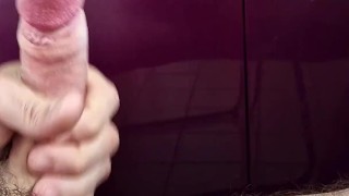 Creamy cumshot in the kitchen