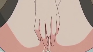 Anime maid masturbates and gets wet