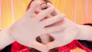 ASMR: surgical latex gloves