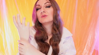 ASMR: surgical latex gloves