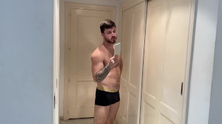 Male Impregnation fantasy - Gloryhole discipline from boyfriend