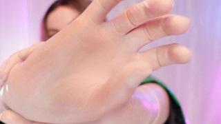 ASMR: surgical gloves fetish (SFW video)