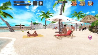 Max's Life Cap 26 - Follando Con Chicas De Grandes Tetas y Culo En La Playa