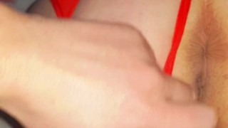 Lingerie Big Ass Spanked with Hole Reveal