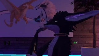 2 cute horny fox yiff