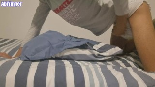 ABDL Diaper Boy Humping A Pillow