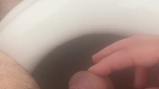 Pissing on the toilet seat