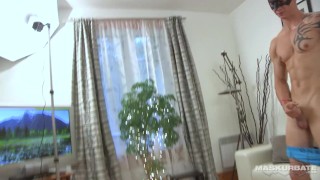 Big Cocked Newbie Shows Off Massive Uncut Cock - Marc - Maskurbate