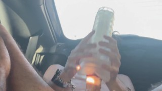 horny and hard in car