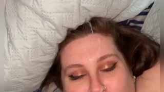 BEST OF AMATEUR WIFE TAMERA NICOLE, FACIAL CUMSHOT COMPILATION